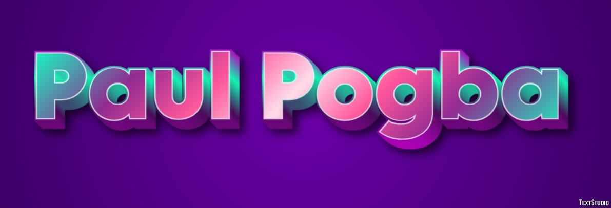 Paul Pogba Text Effect