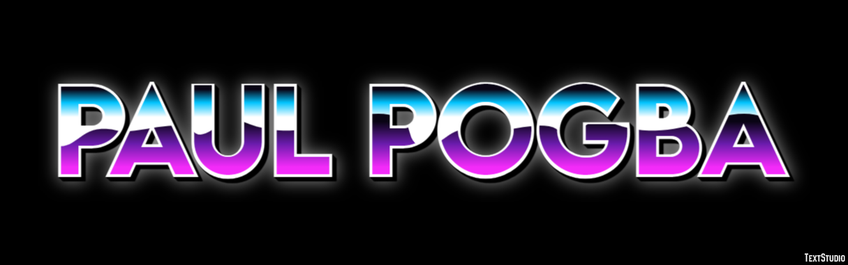Paul Pogba Text Effect