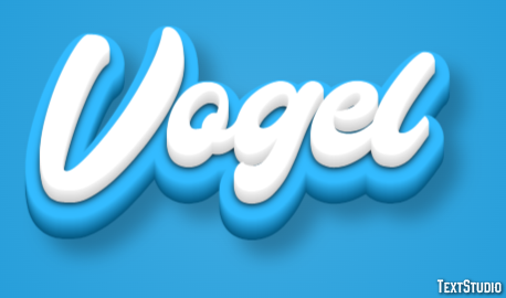 Vogel Texteffekt