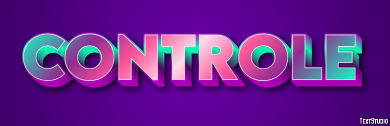 Controle Efeito do texto