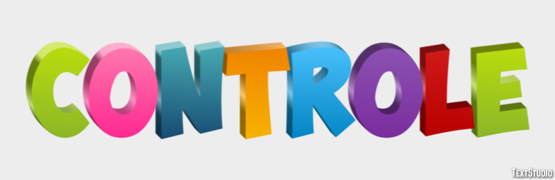 Controle Efeito do texto