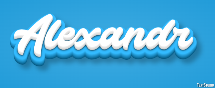 Alexandr Text effect