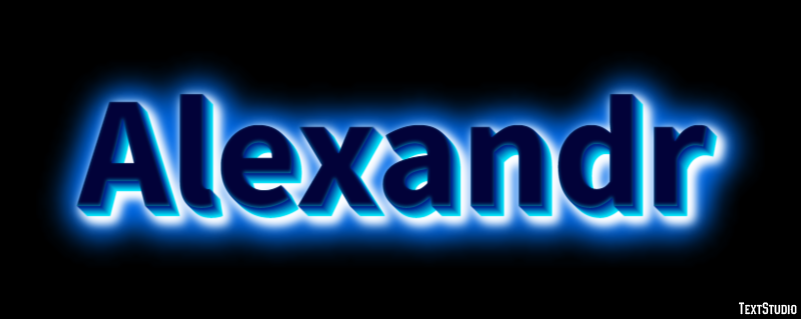 Alexandr Text effect