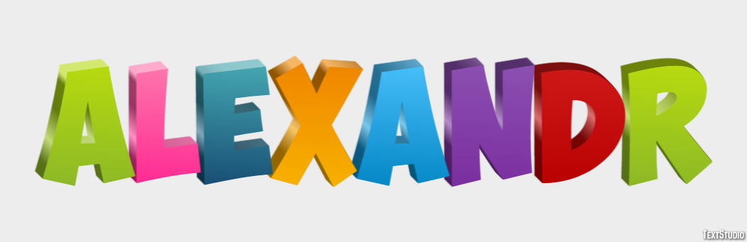 Alexandr Text Effect