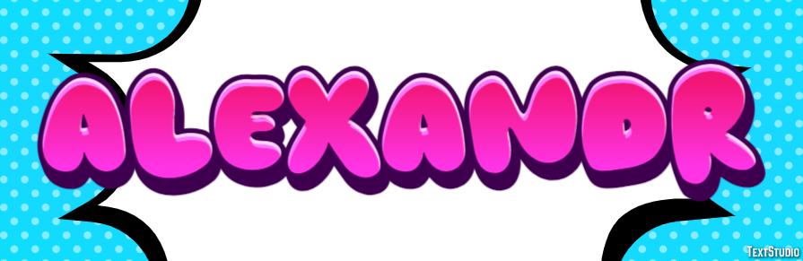 Alexandr Text effect