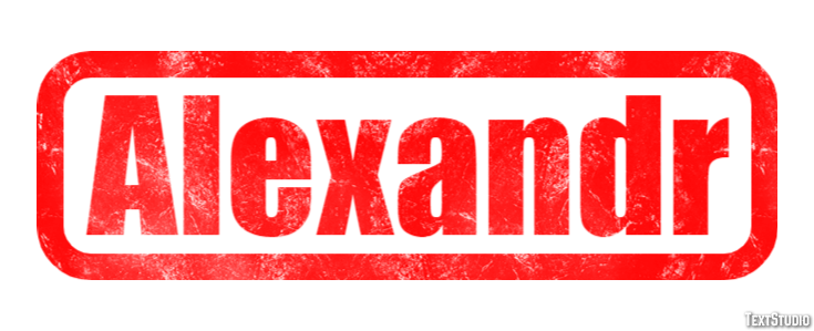 Alexandr Text effect