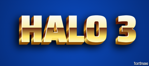 Halo 3 Efeito de texto