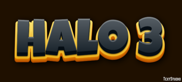 Halo 3 Efeito de texto