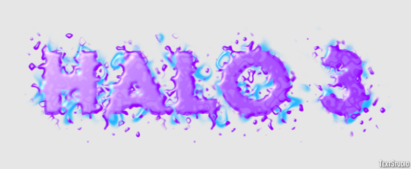 Halo 3 Efeito do texto