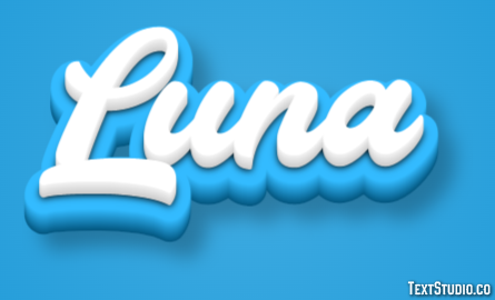 Luna Efekt tekstowy