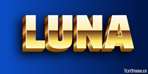 Luna Efekt tekstowy