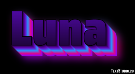 Luna Efekt tekstowy