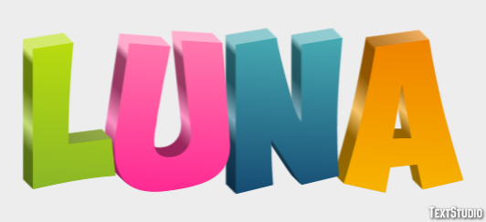 Luna Efekt tekstowy