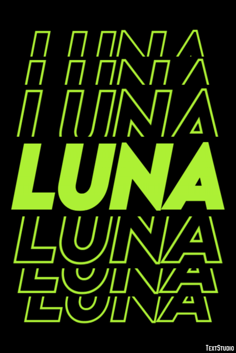 Luna Efekt tekstowy