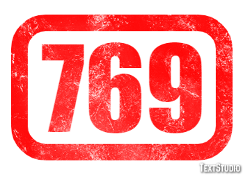769 Effet de Texte