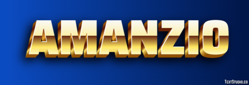 Amanzio Effetto testo