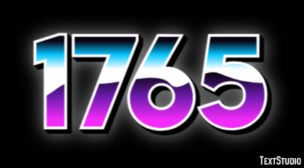 1765 Text Effect