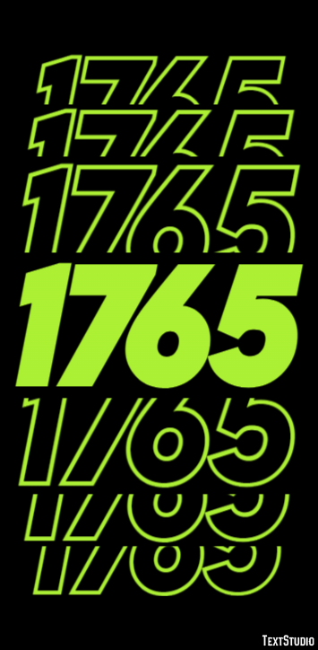 1765 Text Effect
