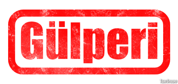 Gülperi Effetto testo