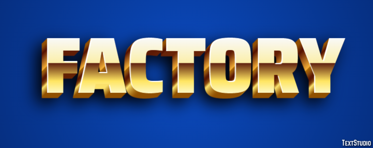 Factory Text Effect