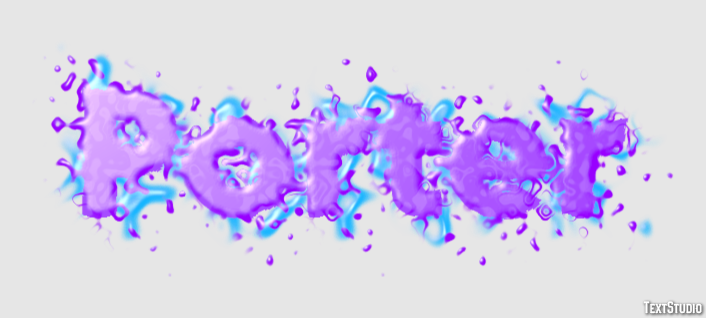 Porter Effet de Texte
