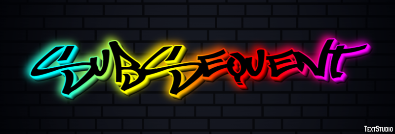 Subsequent Text Effect