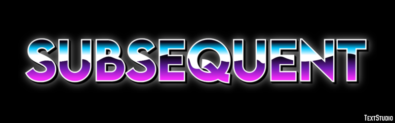 Subsequent Text Effect