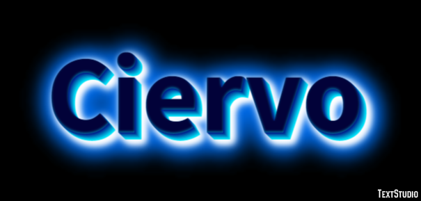 Ciervo Texteffekt