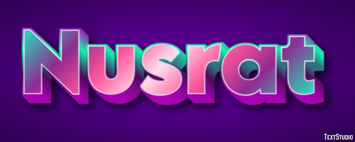 Nusrat Text Effect