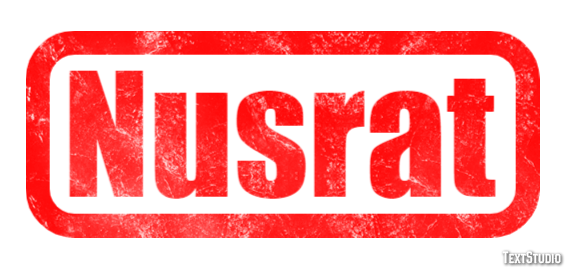 Nusrat Effetto testo