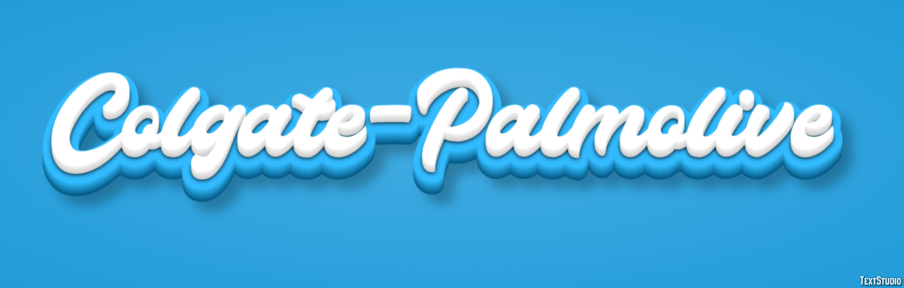 Colgate-Palmolive Efecto de Texto