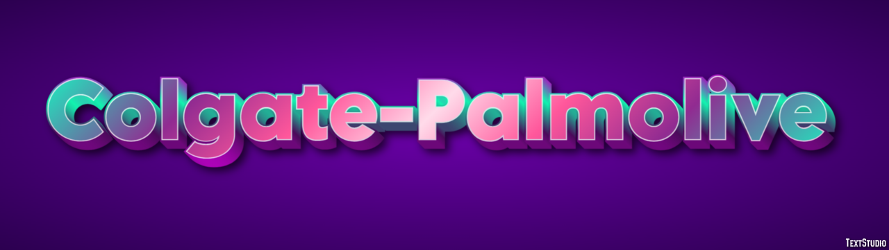 Colgate-Palmolive Efecto de Texto