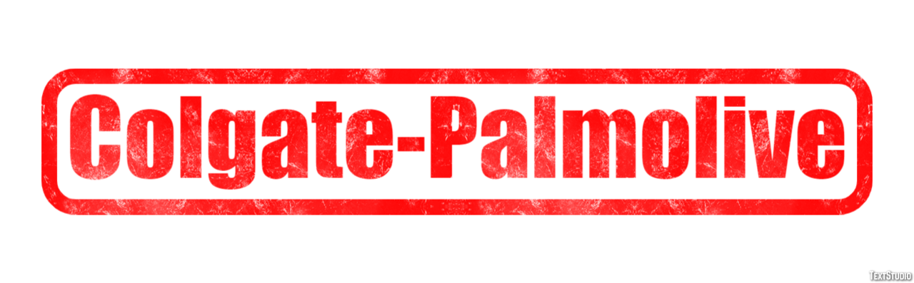 Colgate-Palmolive Efecto de Texto