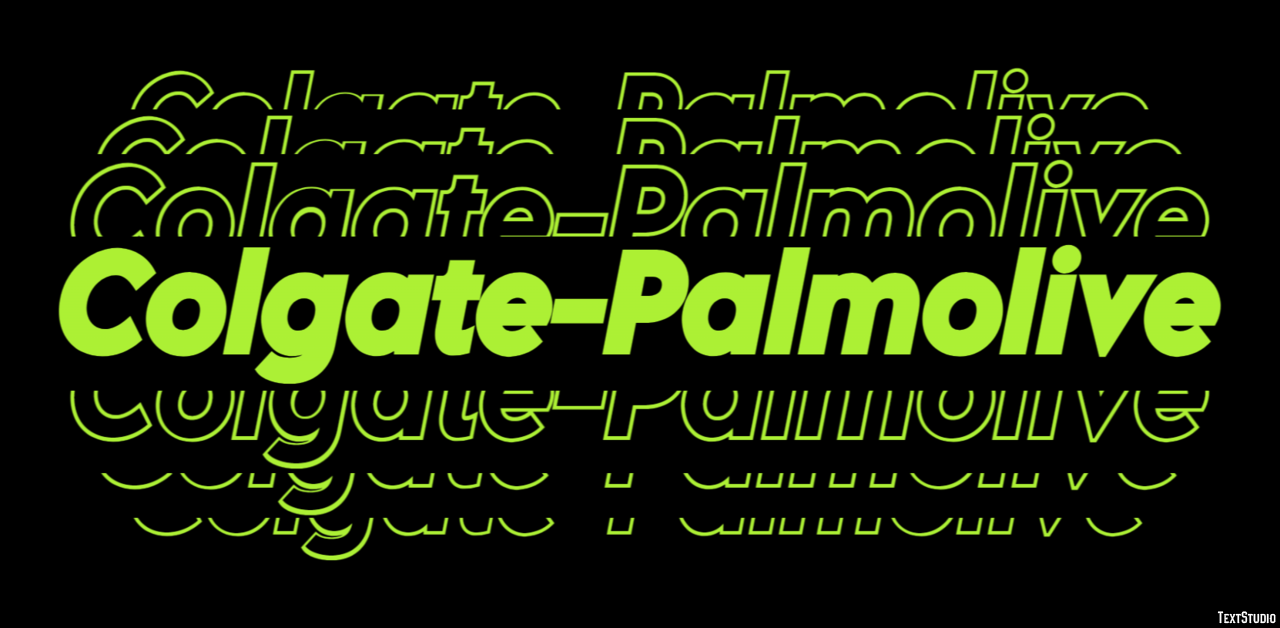 Colgate-Palmolive Efecto de Texto
