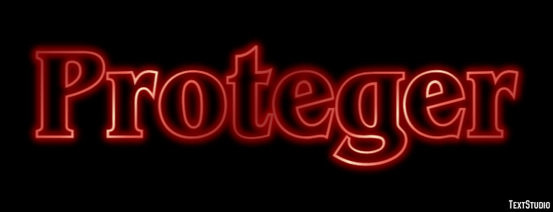 Proteger Texteffekt