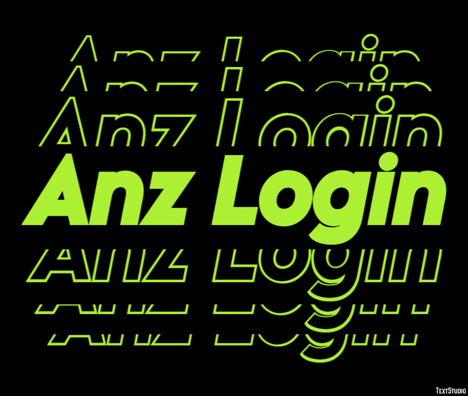 Anz Login Effetto testo