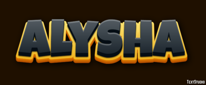 Alysha Эффект текста