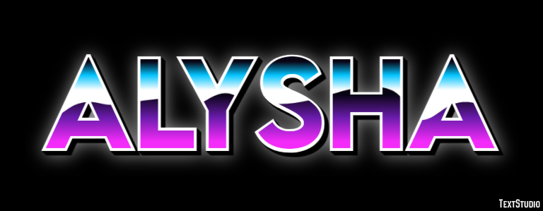 Alysha Text Effect