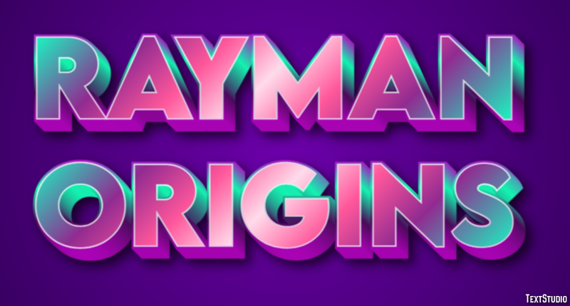 Rayman Origins Efecto de Texto