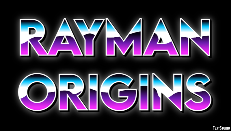 Rayman Origins Efecto de Texto