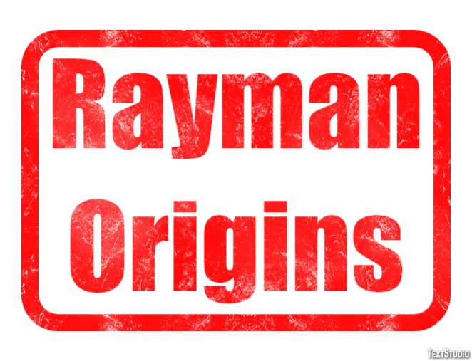 Rayman Origins Efecto de texto