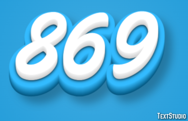869 Text Effect