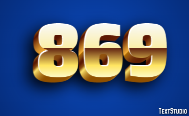 869 Text Effect