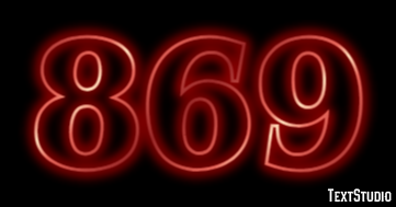 869 Text Effect