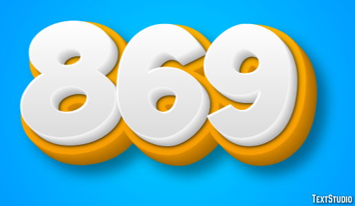 869 Text Effect