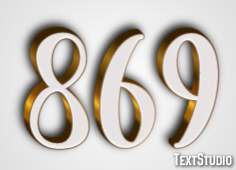 869 Text effect