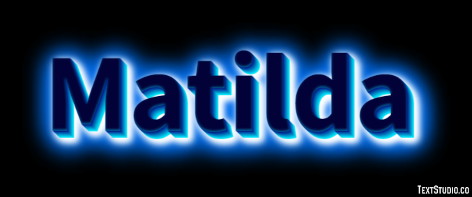 Matilda Effetto testo