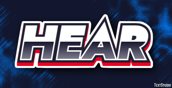 Hear Text Effect