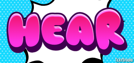Hear Text Effect
