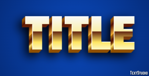 Title Text Effect